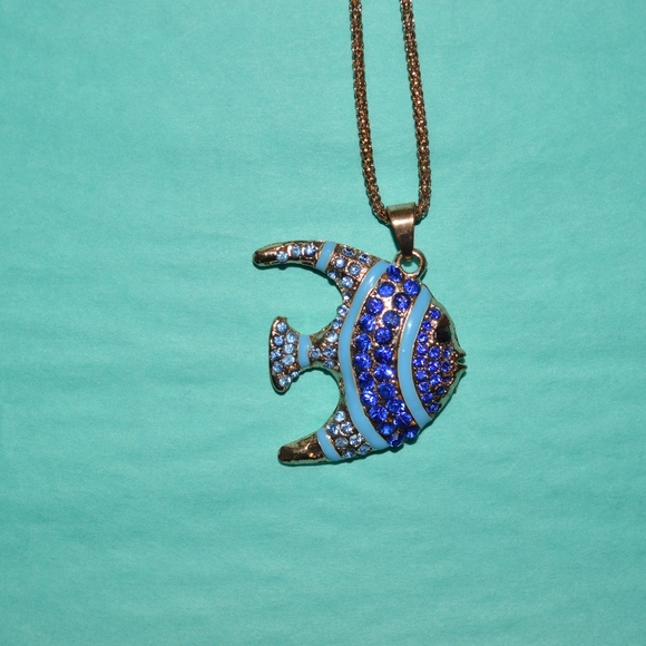 Betsey Johnson Jewelry - Rare Betsey Johnson Tropical Fish Necklace